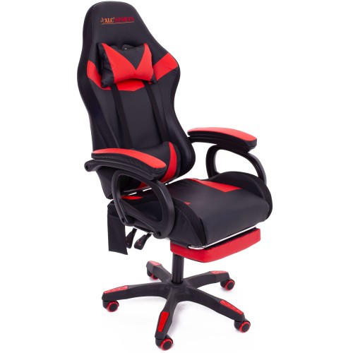ALC SPORTS AURORA Oyuncu Koltuğu Masaj Özellikli ve Işıklı - Kırmızı