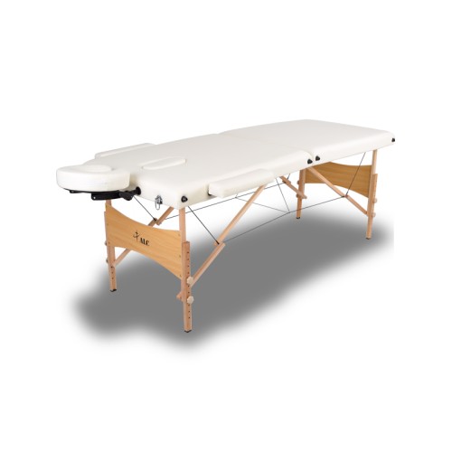 ALC Classic 2 Katlanabilir Masaj Masası - Krem