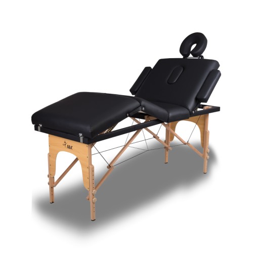 ALC VIP 4 Katlanabilir Masaj Masası - Siyah
