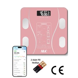 ALC Smart Body Scale Akıllı Banyo Baskülü Yağ Su Kas Vücut Kitle Endeksi Dijital Tartı