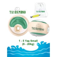 TAYBAMBoo Classıcs Yuvarlak Üç Hava Odalı Yüzme Yardımcısı Kolluk Small Yeşil (1-5YAŞ 6-19KG)