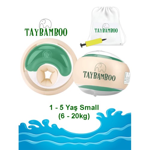 TAYBAMBoo Classıcs Yuvarlak Üç Hava Odalı Yüzme Yardımcısı Kolluk Small (1-5YAŞ 6-19KG)